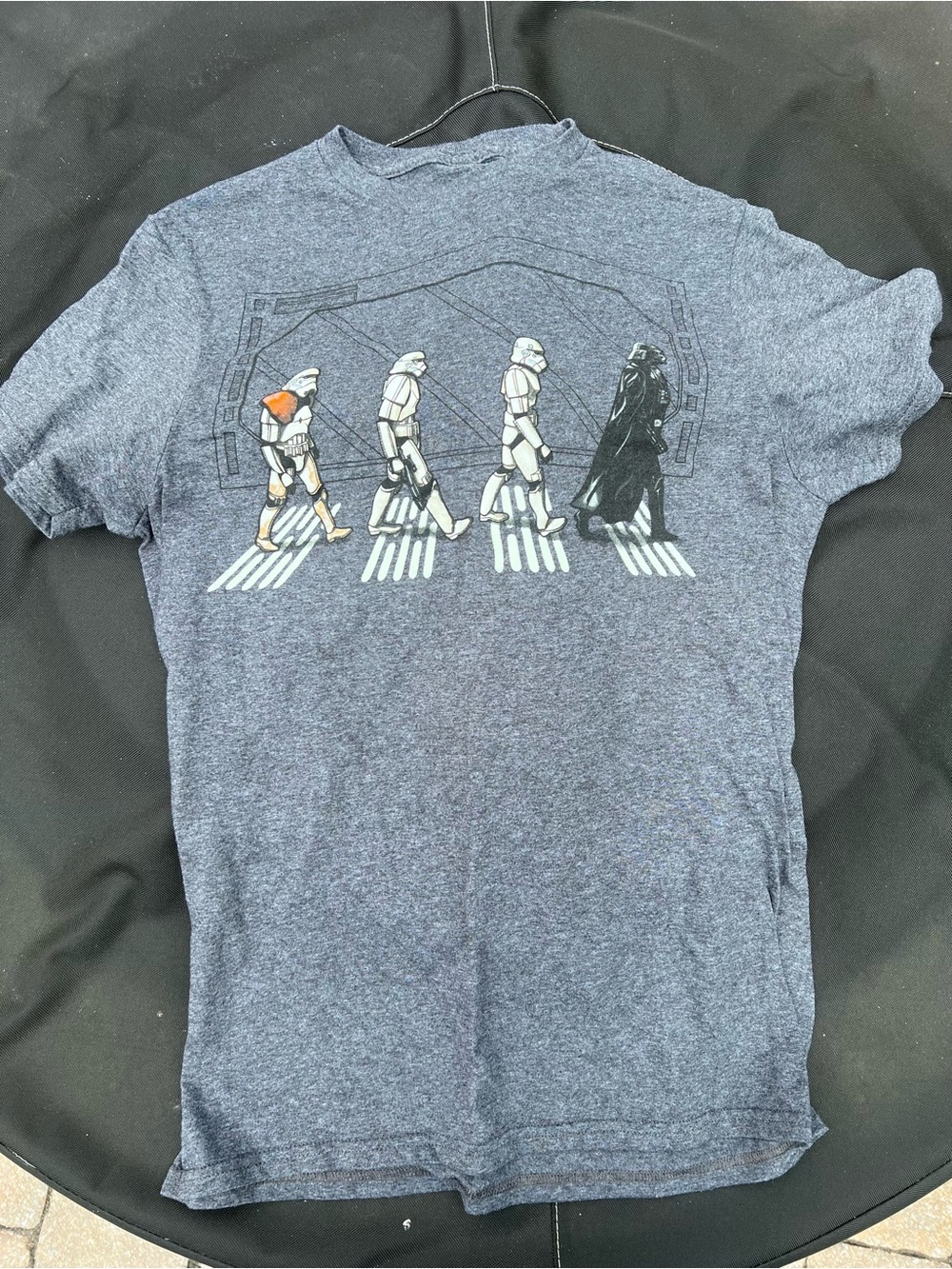 Star Wars Heather Gray Logo Crewneck Tee